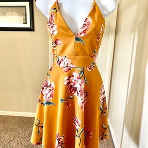 Flowery Summer Midi Dress
